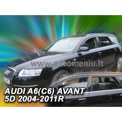 AUDI A6 (C6) 2004 → 2011 (+OT) Karavanas Langų vėjo deflektoriai keturioms durims