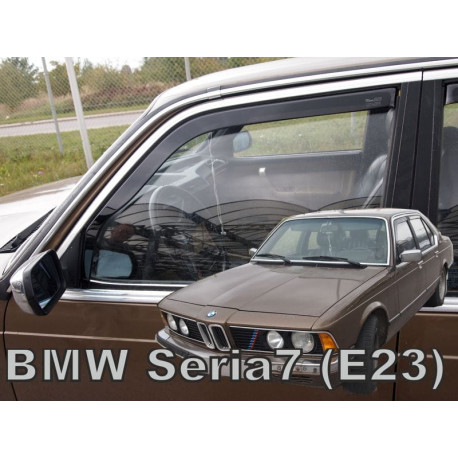 BMW 7 E23 4D 1976 → 1986 (+OT) langų vėjo deflektoriai priekinėms durims