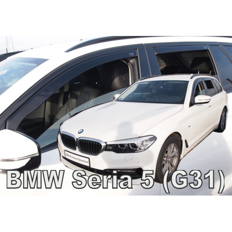  BMW 5 G30 4D 2017 → (+OT) langų vėjo deflektoriai keturioms durims automeniu.lt