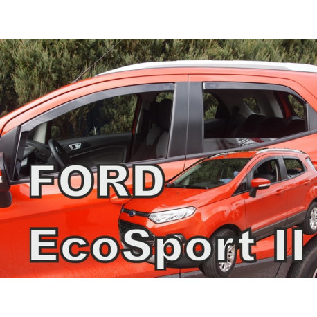 FORD ECOSPORT II 5D 2013 → (+OT) langų vėjo deflektoriai keturioms durims automeniu.lt