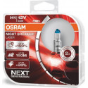 OSRAM automobilių lemputės 55W 12V H1 NIGHT BREAKER LASER +150%