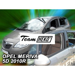 OPEL MERIVA 5 durų 2010 → Langų vėjo deflektoriai priekinėms durims