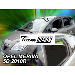 OPEL MERIVA 5 durų 2010 → (+OT) Langų vėjo deflektoriai keturioms durims