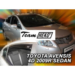 TOYOTA AVENSIS 5 durų 2009 → (+OT) Sedanas Langų vėjo deflektoriai keturioms durims