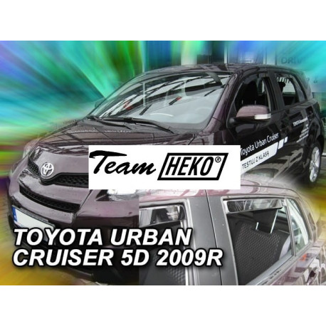 TOYOTA URBAN CRUISER 5 durų 2009 → (+OT) Langų vėjo deflektoriai keturioms durims