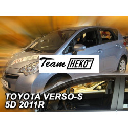 TOYOTA VERSO-S 5 durų 2011 → Langų vėjo deflektoriai priekinėms durims