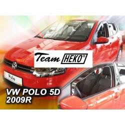 VOLKSWAGEN POLO 5 durų 2009 → 2017 Langų vėjo deflektoriai priekinėms durims