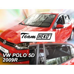 VOLKSWAGEN POLO 5 durų  2009 → 2017 (+OT) Langų vėjo deflektoriai keturioms durims