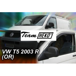 VOLKSWAGEN T5  2 durų  2003 → (OR)Klijuojami Langų vėjo deflektoriai priekinėms durims