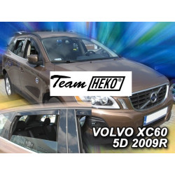 VOLVO XC60 5 durų 2008 → 2017 (+OT) Langų vėjo deflektoriai keturioms durims