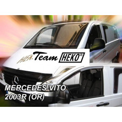 MERCEDES VITO 4/5 durų 2003 → 2014 (OR) klijuojami Langų vėjo deflektoriai priekinėms durims