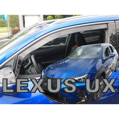 LEXUS UX 5 dūrų 2019 → Langų vėjo deflektoriai priekinėms durims