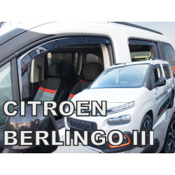 CITROEN BERLINGO III 4D 5D LOV 2018 → (+OT) Langų vėjo deflektoriai keturioms durims