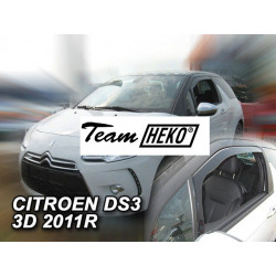 CITROEN DS3 3 durų 2010 → langų vėjo deflektoriai priekinėms durims