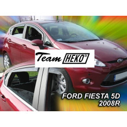 FORD FIESTA 5 durų 2008 →2017 (+OT) Langų vėjo deflektoriai keturioms durims