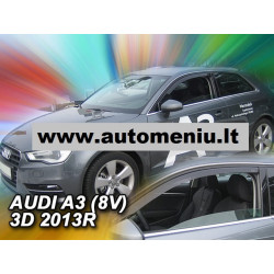 AUDI A3 (8V) SPORTBAK 3 durų 2013 → Langų vėjo deflektoriai priekinėms durims