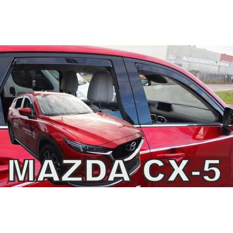 MAZDA CX – 5 5 durų 2017 → +OT Langų vėjo deflektoriai keturioms durims