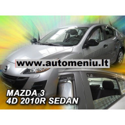 MAZDA 3 5 2008 → 2014 (+OT) Sedanas Langų vėjo deflektoriai