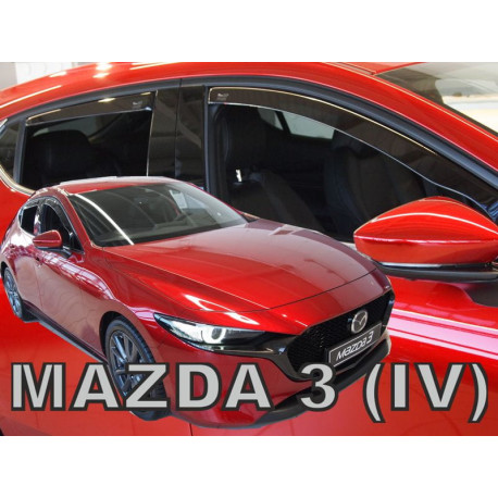 MAZDA 3 IV 2019 → SEDANAS Langų vėjo deflektoriai keturioms durims
