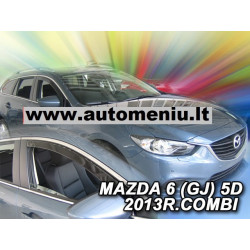 MAZDA 6 GJ 4/5 durų 2013 → Langų vėjo deflektoriai priekinėms durims