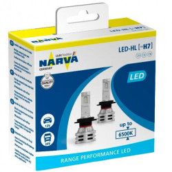 H7 NARVA 24W 12-24V 6500K LED Šviesos diodų lemputės