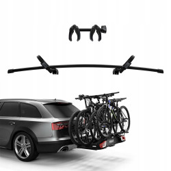 THULE VELOSPACE XT BLACK dviračių laikiklis ant kablio vežti 4 dviračius