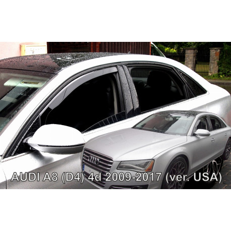 AUDI A8 (D4) 2009 → 2017 (USA) Langų deflektoriai priekinėms durims