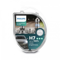 Philips lemputės 55W 12V H7 Philips X-treme Vision + 150%