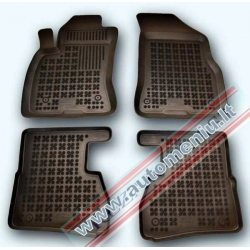 Fiat Doblo II 2009 → 5 sėdynės, 7 sėdynės Guminiai kilimėliai su borteliais 